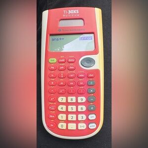 Texas Instruments Red, White & Pink Scientific Calculator TI 30XS Multiview